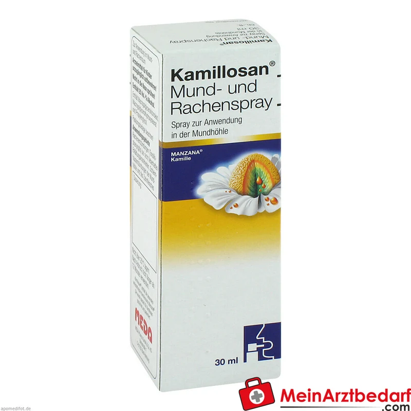 Kamillosan Mund- und Rachenspray mit Kamillenextrakt und Pfefferminze