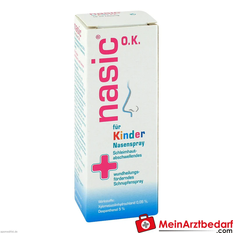 Nasic für Kinder Nasenspray Xylometazolin und Dexpanthenol 1 Spray