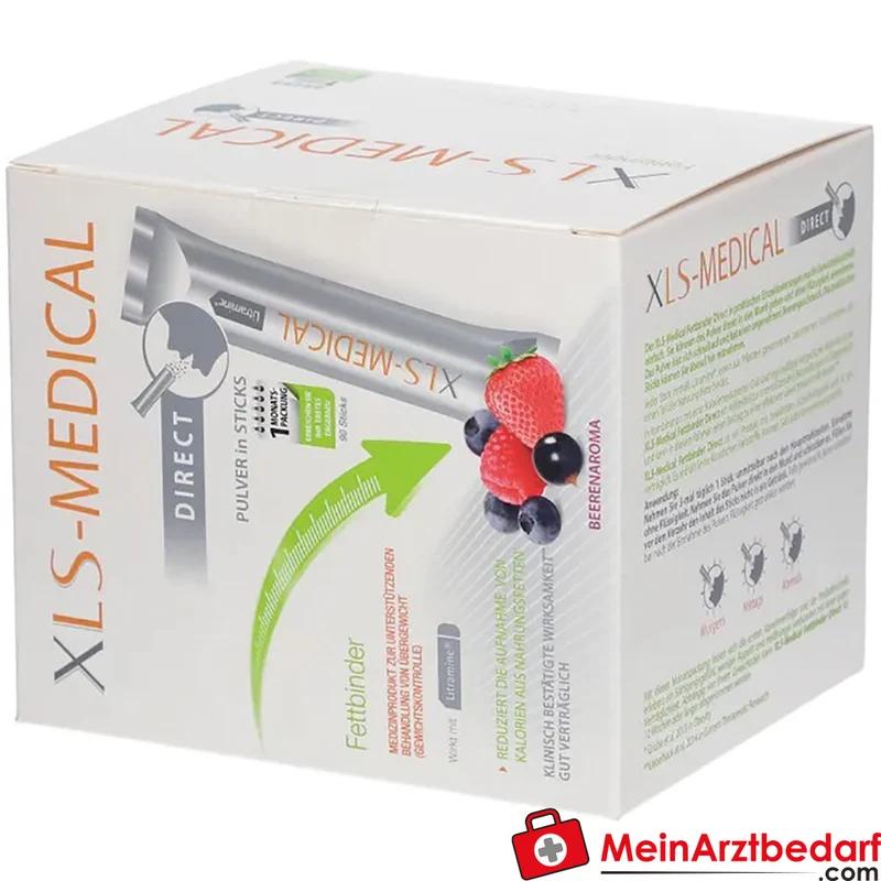 XLS-MEDICAL Fettbinder DIRECT Litramine Faserkomplex Sticks 90 Stück