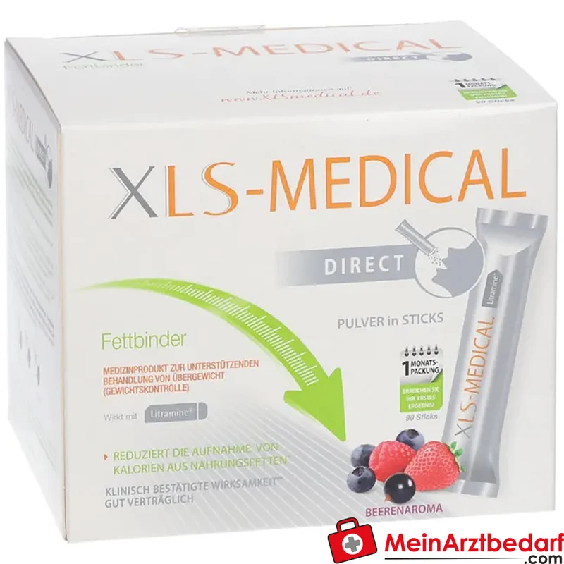 XLS-MEDICAL Fettbinder DIRECT Litramine Faserkomplex Sticks 90 Stück