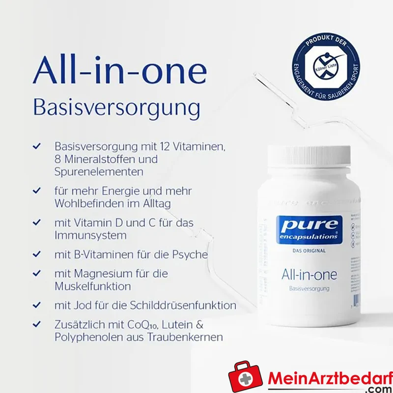 Pure Encapsulations All-in-one Multivitamin mit Q10 und Lutein Kapseln 120 St.