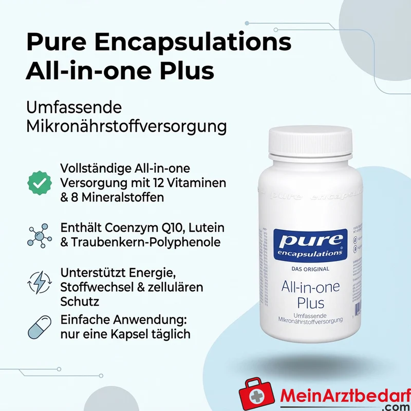 Pure Encapsulations All-in-one Basisversorgung Multivitamin-Mineralkomplex Kapseln 90 Stück