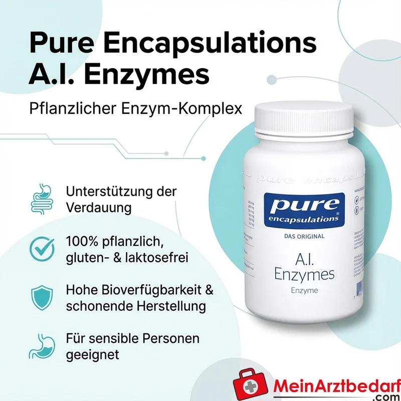 Pure Encapsulations A.I. Enzymes pflanzliche Enzymkapseln 60 St.