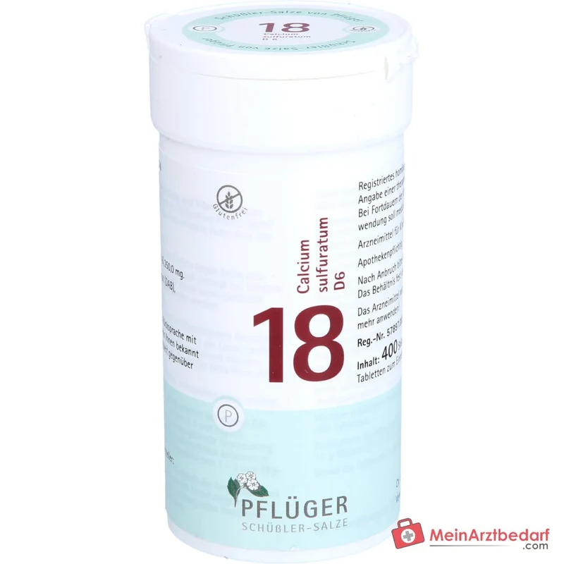 Biochemie Pflüger Nr. 18 Calcium sulfuratum D6 Tabletten, 400 St.