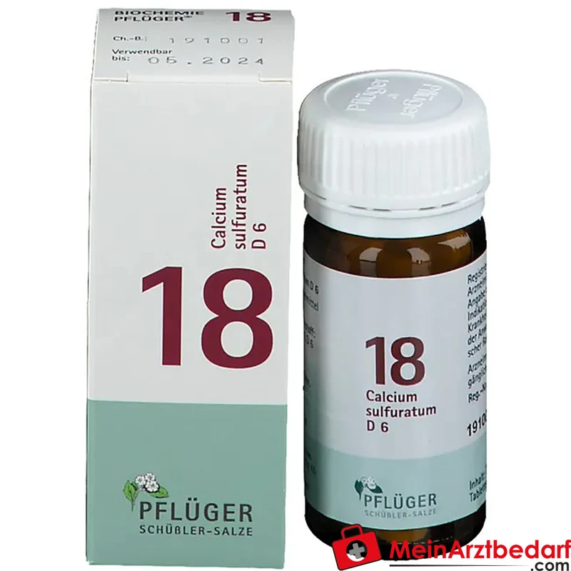 Biochemie Pflüger Nr. 18 Calcium sulfuratum D6 Tabletten, 400 St.