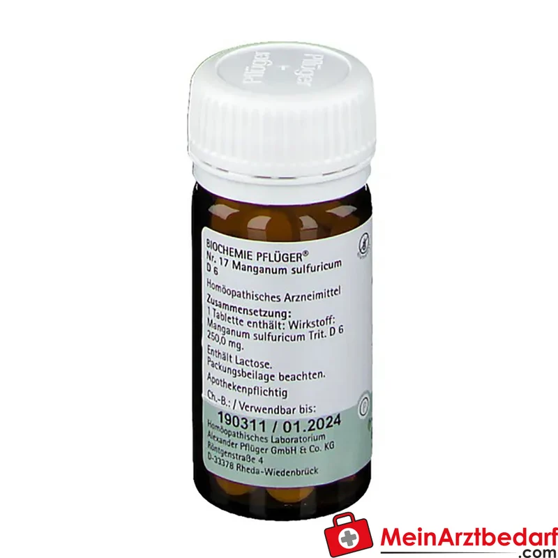Pflüger Biochemie Nr. 17 Manganum sulfuricum Tabletten, 100 St.