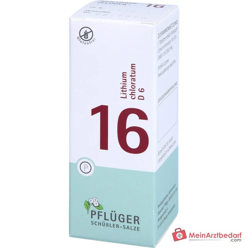 Biochemie Pflüger Nr. 16 Lithium chloratum D6 Tabletten, 100 St.