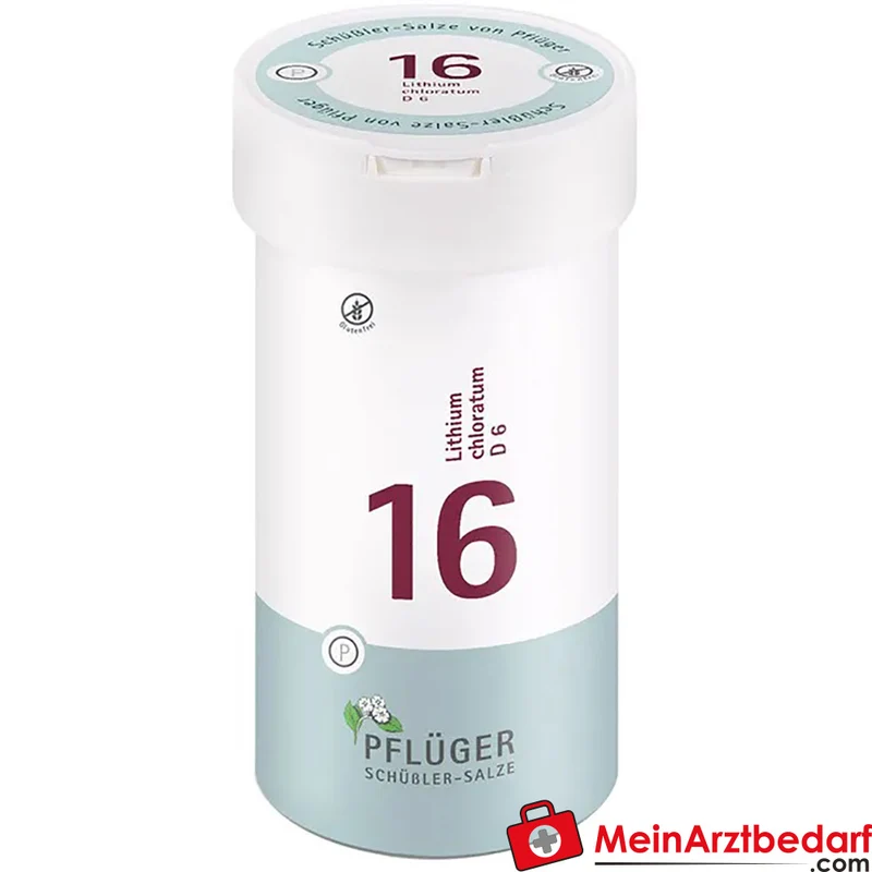 Biochemie Pflüger Nr. 16 Lithium chloratum D6 Tabletten, 100 St.
