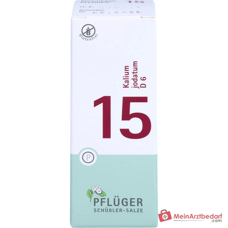 Biochemie Pflüger Nr. 15 Kalium jodatum D6 250 mg Tabletten 400 Stück