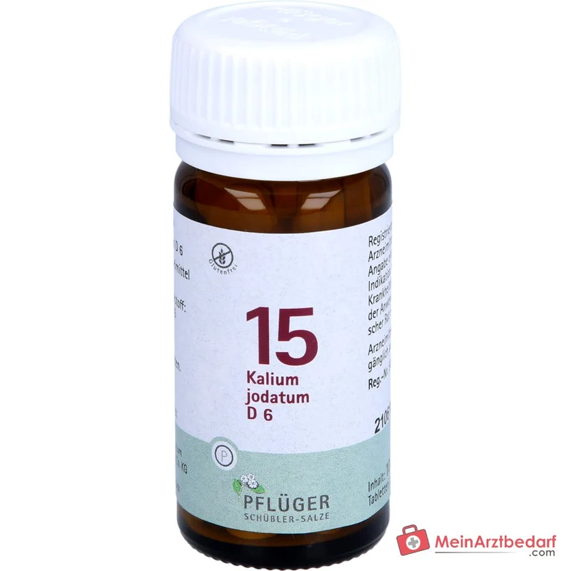 Biochemie Pflüger Nr. 15 Kalium jodatum D6 250 mg Tabletten 400 Stück