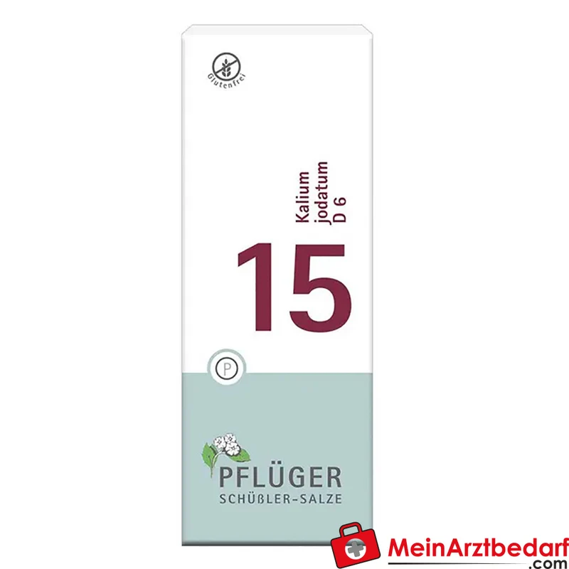Biochemie Pflüger Nr. 15 Kalium jodatum D6 250 mg Tabletten 400 Stück