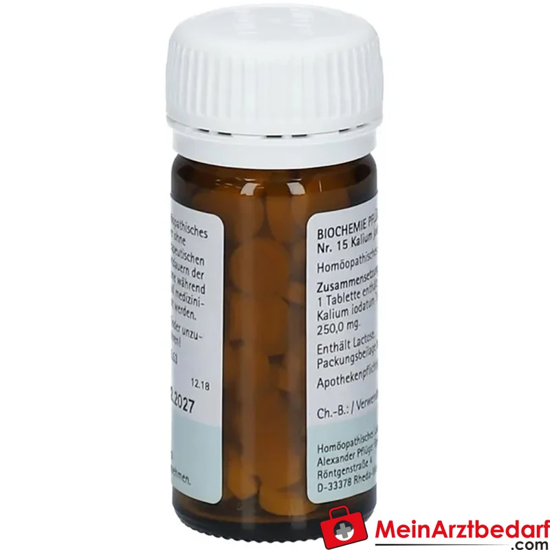 Biochemie Pflüger Nr. 15 Kalium jodatum D6 250 mg Tabletten 400 Stück