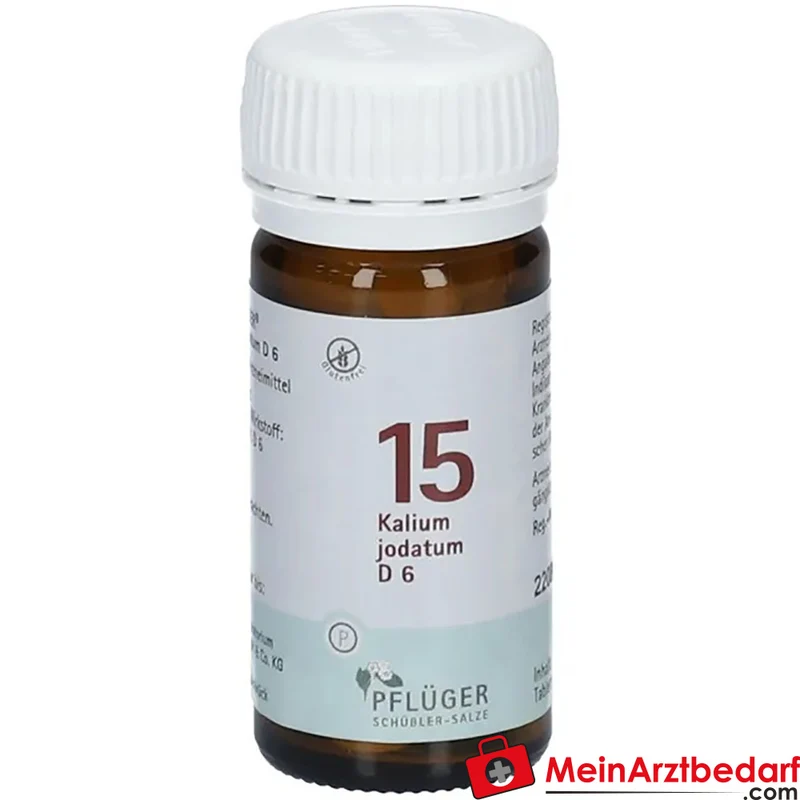 Biochemie Pflüger Nr. 15 Kalium jodatum D6 250 mg Tabletten 400 Stück