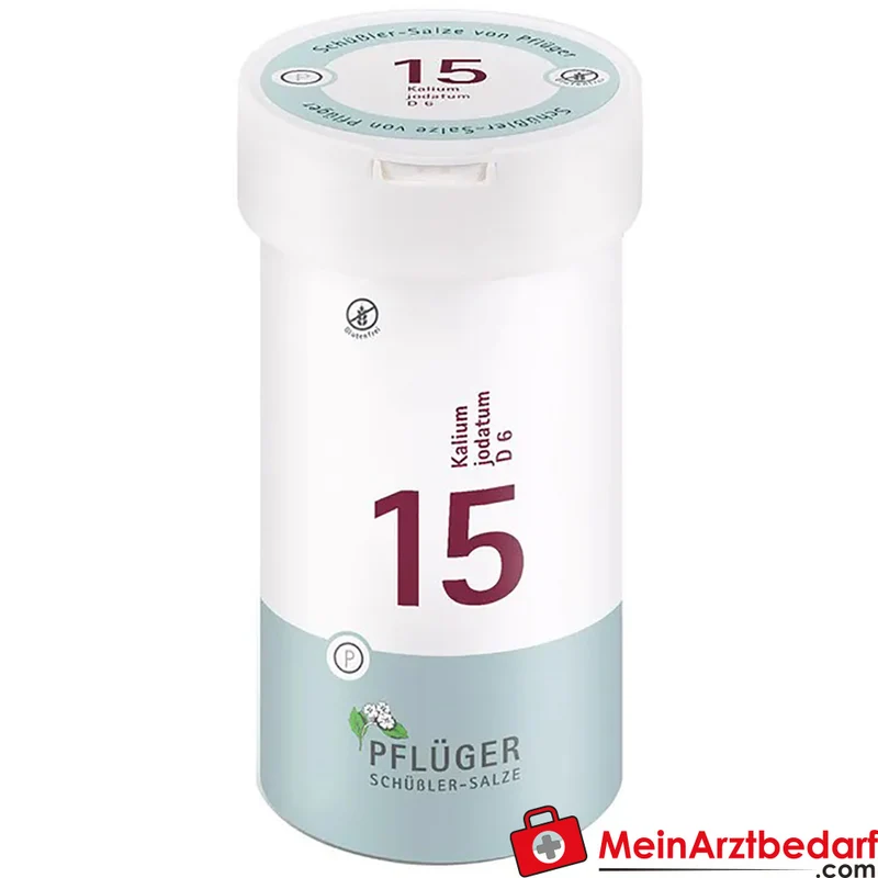 Biochemie Pflüger Nr. 15 Kalium jodatum D6 250 mg Tabletten 400 Stück
