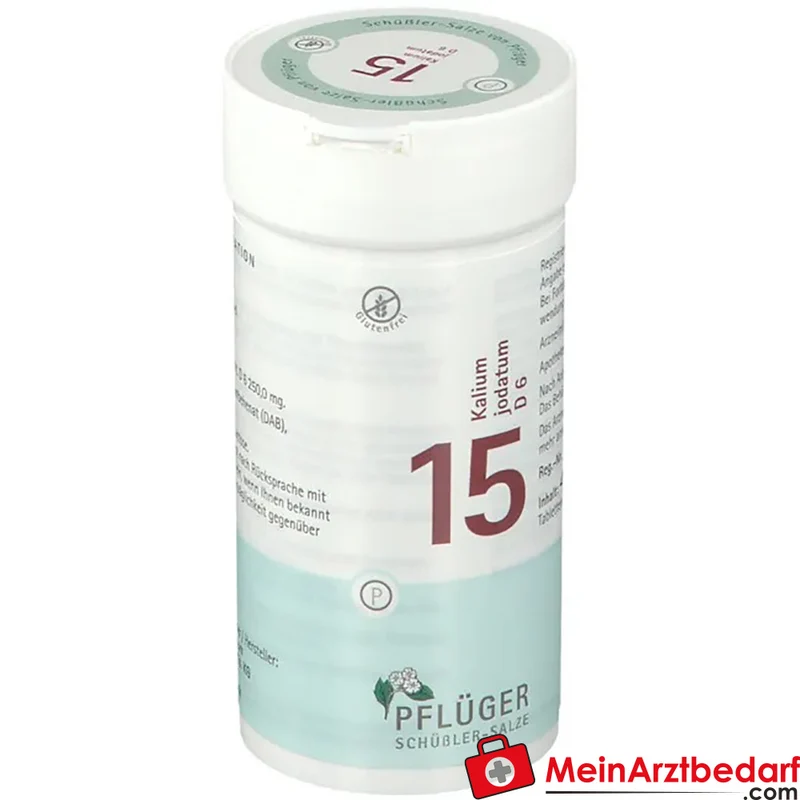 Biochemie Pflüger Nr. 15 Kalium jodatum D6 250 mg Tabletten 400 Stück
