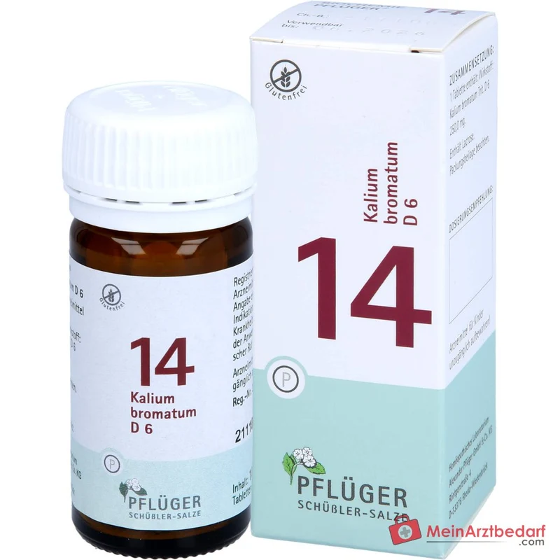 Biochemie Pflüger® Nr. 14 Kalium bromatum D6 250 mg Tabletten 100 Stück