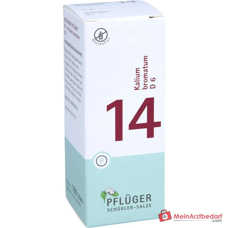 Biochemie Pflüger® Nr. 14 Kalium bromatum D6 250 mg Tabletten 100 Stück