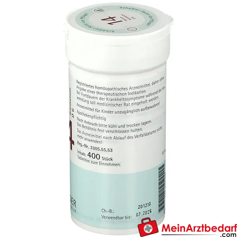 Biochemie Pflüger® Nr. 14 Kalium bromatum D6 250 mg Tabletten 100 Stück