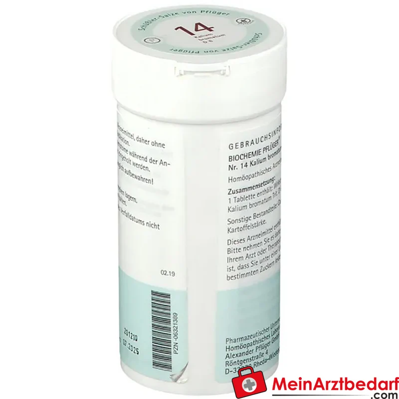 Biochemie Pflüger® Nr. 14 Kalium bromatum D6 250 mg Tabletten 100 Stück