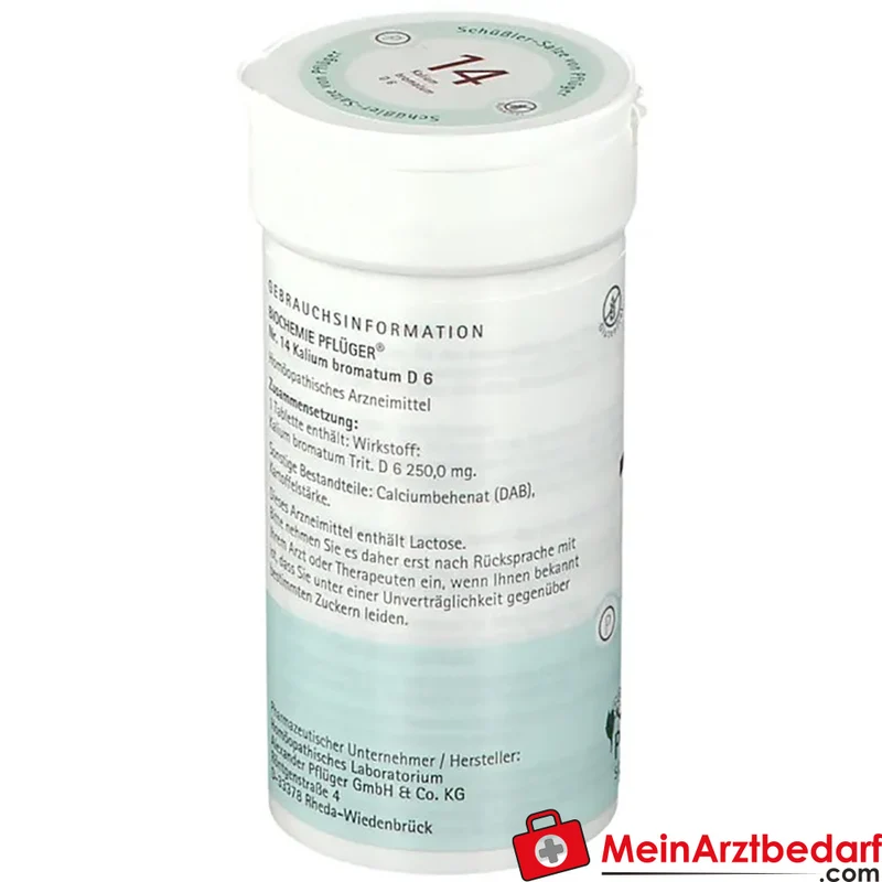 Biochemie Pflüger® Nr. 14 Kalium bromatum D6 250 mg Tabletten 100 Stück