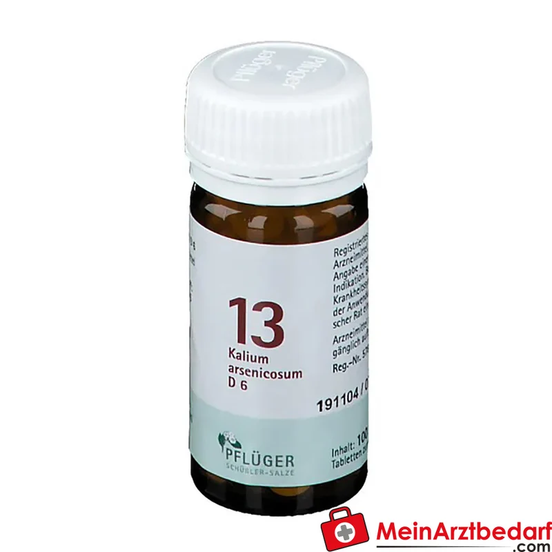 Biochemie Pflüger Nr. 13 Kalium arsenicosum D6 Tabletten 100 St