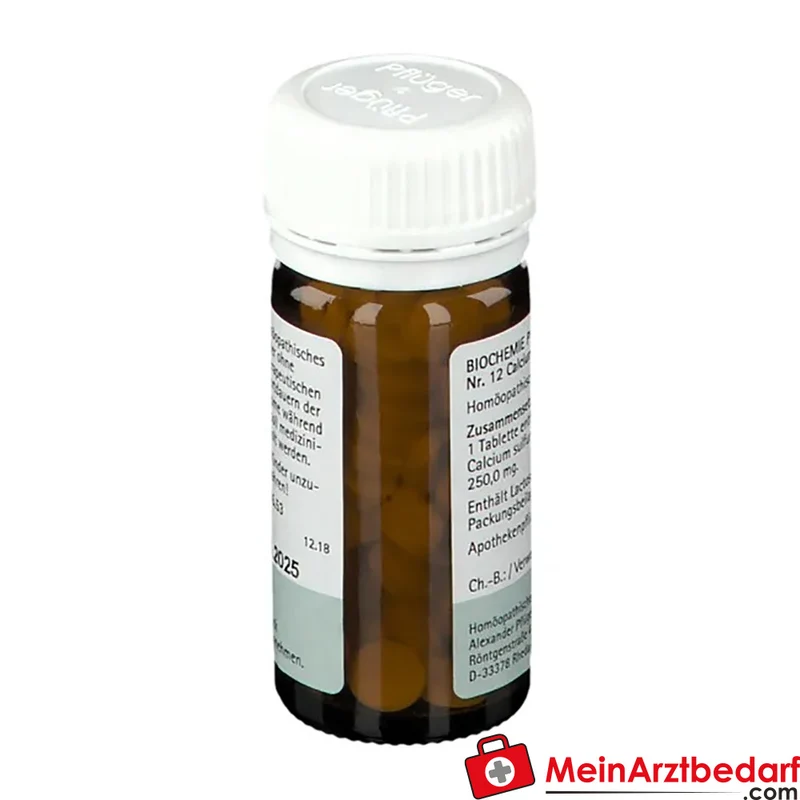 Biochemie Pflüger Nr. 12 Calcium sulfuricum D6 250 mg Tabletten 100 Stück