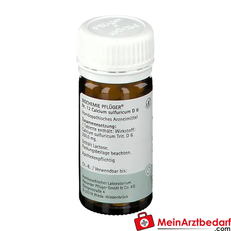 Biochemie Pflüger Nr. 12 Calcium sulfuricum D6 250 mg Tabletten 100 Stück