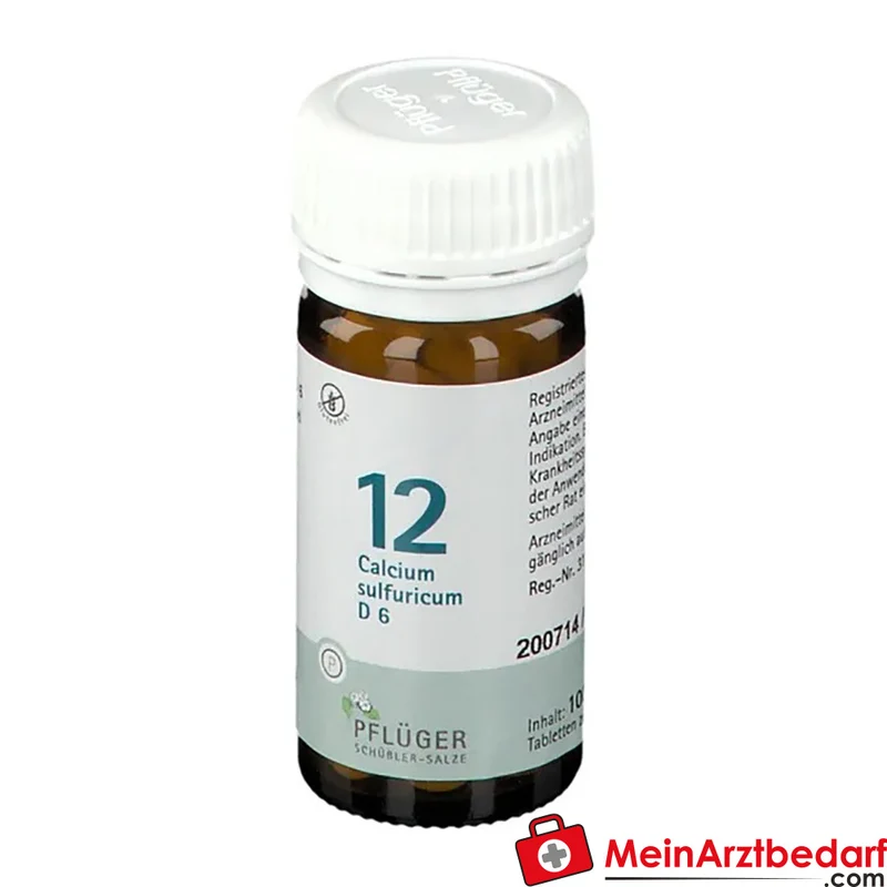 Biochemie Pflüger Nr. 12 Calcium sulfuricum D6 250 mg Tabletten 100 Stück