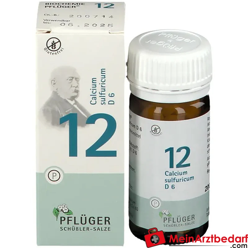 Biochemie Pflüger Nr. 12 Calcium sulfuricum D6 250 mg Tabletten 100 Stück