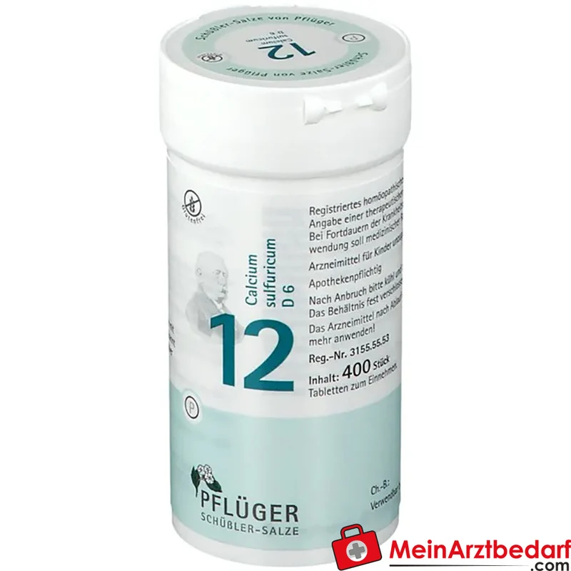 Biochemie Pflüger Nr. 12 Calcium sulfuricum D6 250 mg Tabletten 100 Stück