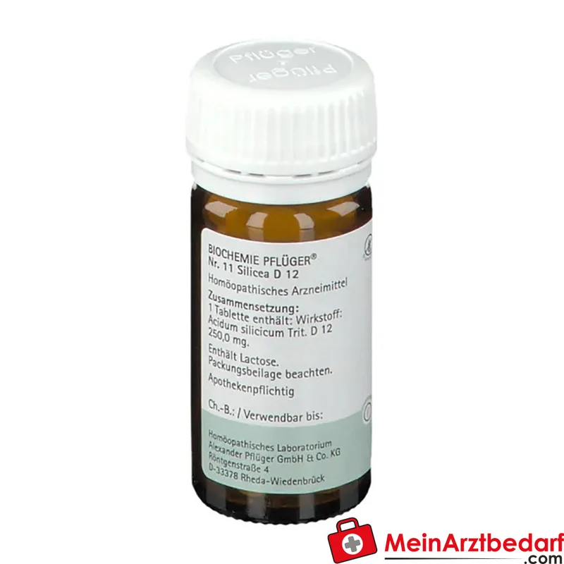 Biochemie Pflüger Nr. 11 Silicea Acidum silicicum D12 Tabletten, 100 St.