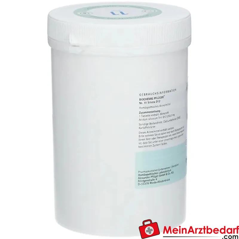 Biochemie Pflüger Nr. 11 Silicea Acidum silicicum D12 Tabletten, 100 St.