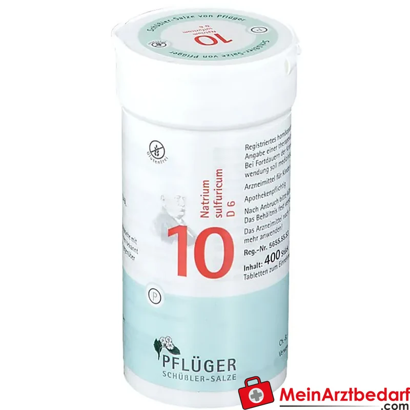 Biochemie Pflüger Nr. 10 Natrium sulfuricum D6 Tabletten Acidum silicicum D12 250 mg