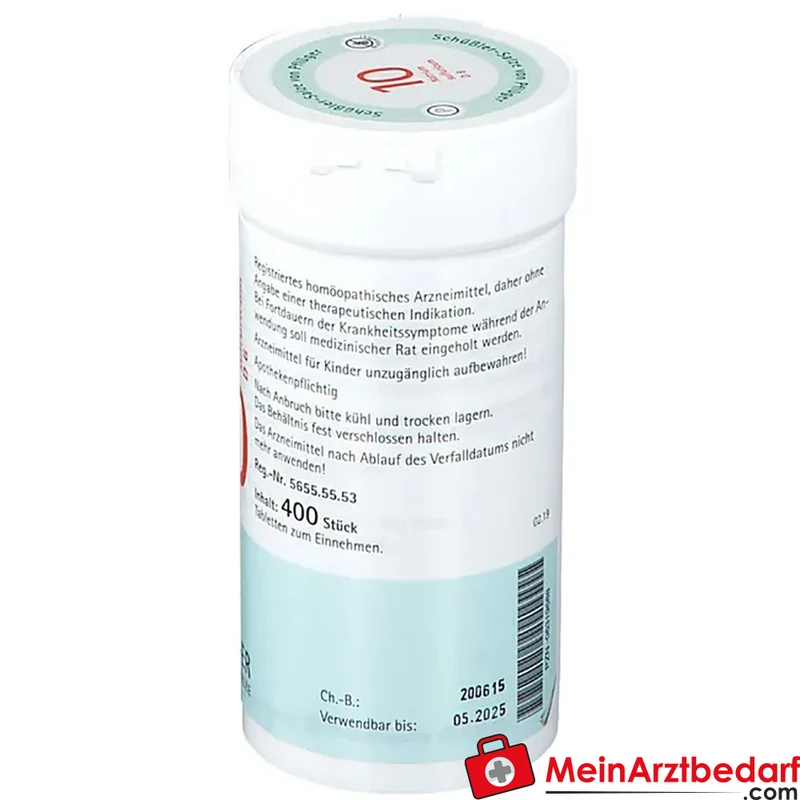 Biochemie Pflüger Nr. 10 Natrium sulfuricum D6 Tabletten Acidum silicicum D12 250 mg