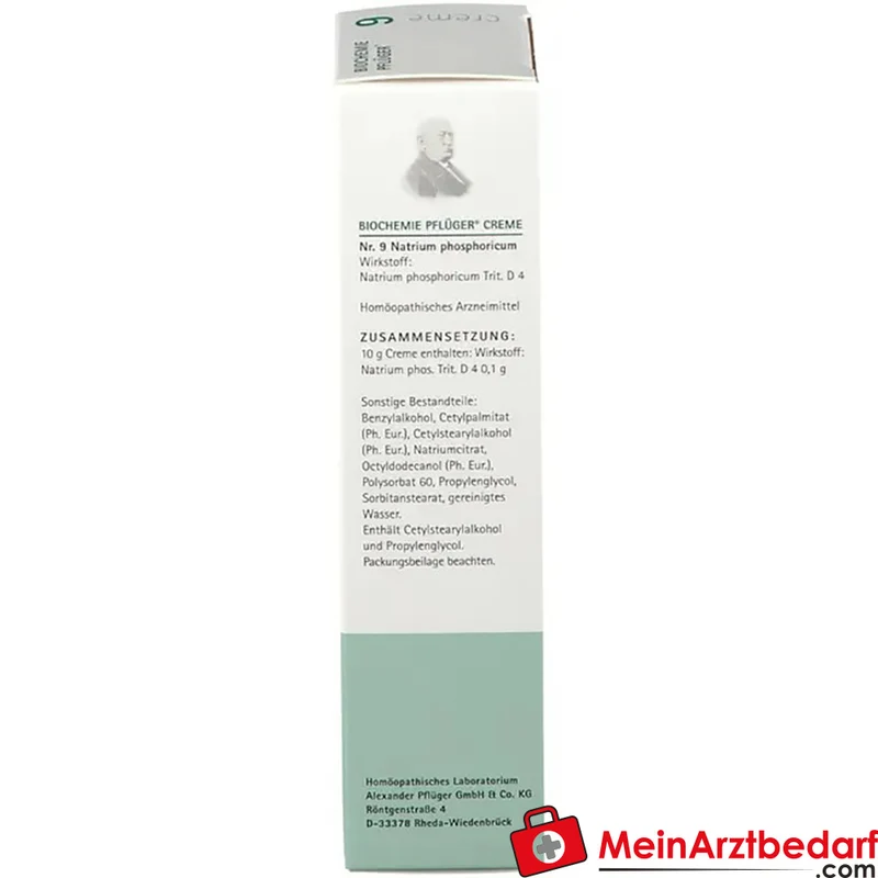 Biochemie Pflüger® Nr. 9 Natrium phosphoricum D4 10 mg Creme
