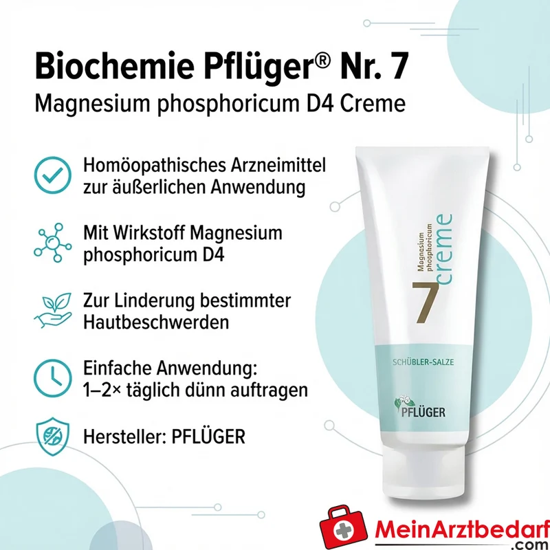 Biochemie Pflüger Nr. 7 Magnesium phosphoricum D4 Creme