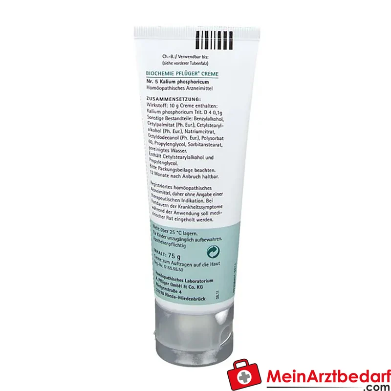 Biochemie Pflüger Nr. 5 Kalium phosphoricum D4 10 mg Creme