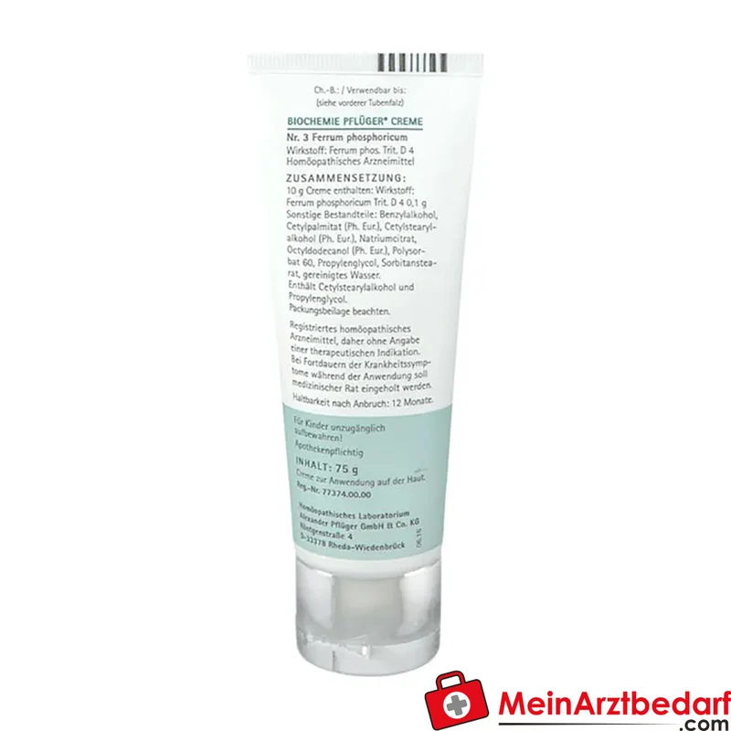 Biochemie Pflüger Nr. 3 Ferrum phosphoricum D4 Creme 10 mg