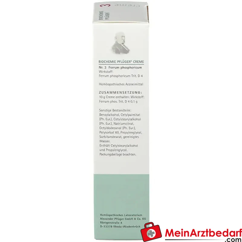 Biochemie Pflüger Nr. 3 Ferrum phosphoricum D4 Creme 10 mg