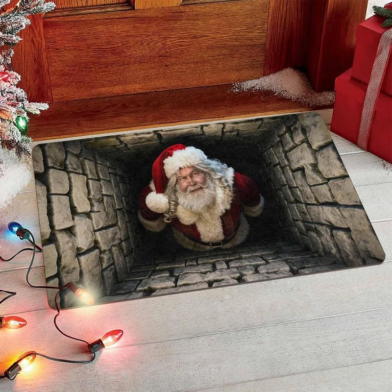 Dekorativer Weihnachtsfußmatte