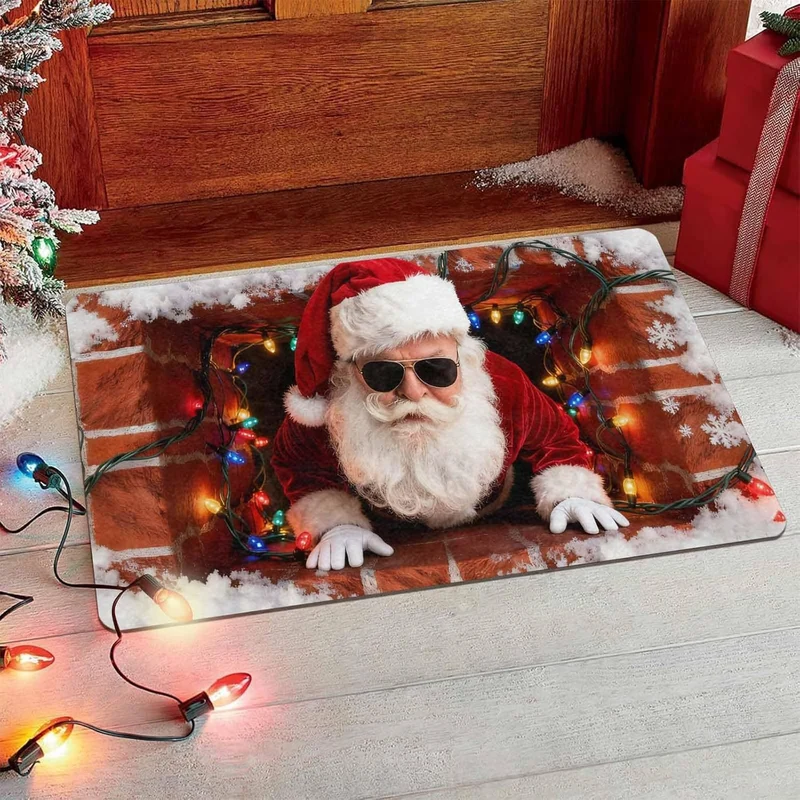 Dekorativer Weihnachtsfußmatte