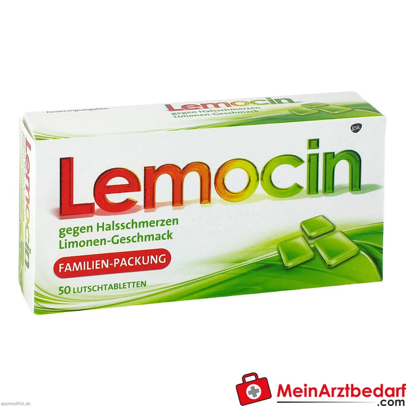 Lemocin Lutschtabletten Lidocain/Tyrothricin/Cetrimoniumbromid Packung