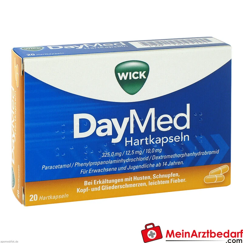 WICK DayMed Kombinationskapseln Paracetamol/Dextromethorphan/Phenylpropanolamin