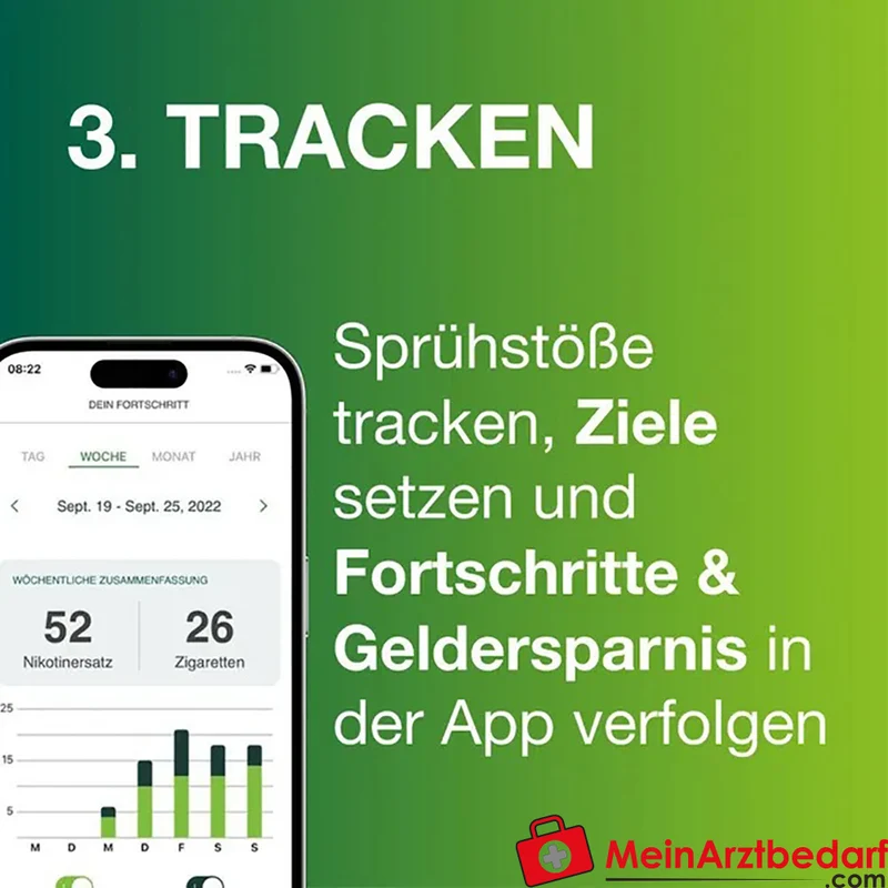 nicorette Fruit Mint Nikotinspray 1 mg Sprühstoß 1 Stück