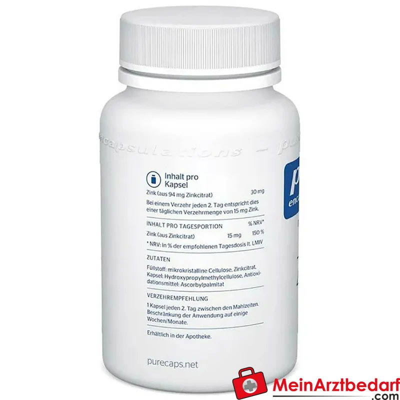 Pure Encapsulations Zinkpicolinat 150 mg (30 mg Zink) Kapseln 60 Stück