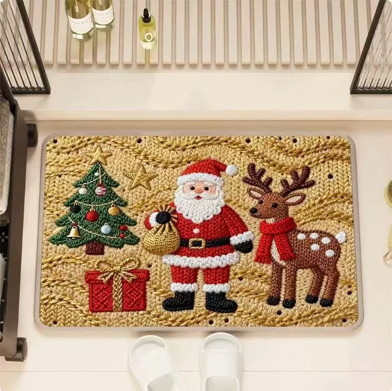 Weihnachtlich dekorative Matte