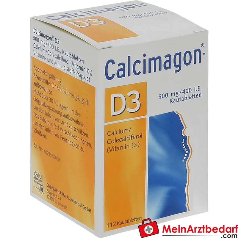 Calcimagon‑D3 500 mg/400 I.E. Kautabletten für Erwachsene
