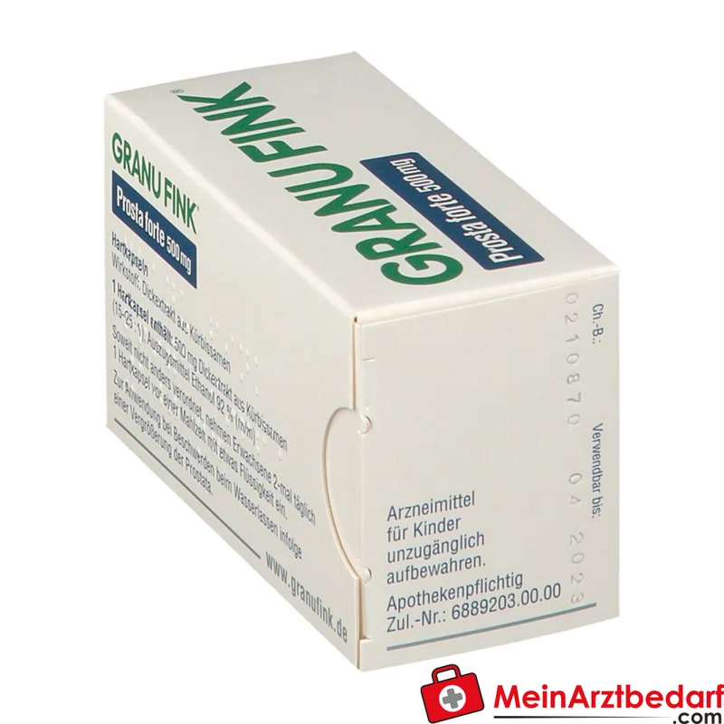 GRANU FINK Prosta forte 500 mg Kapseln, 140 St