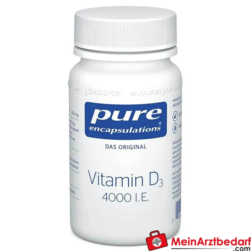 Pure Encapsulations Vitamin D3 4000 I.E. Cholecalciferol 0,1 mg Kapseln 30 Stück
