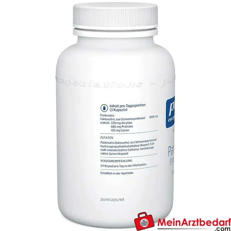 Pure Encapsulations Pankreatin Enzymformel 1500 mg Kapseln 60 Stück